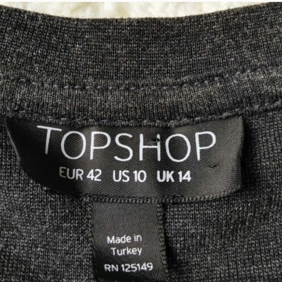 Topshop Pointe Knit Tailored Sweater Dress EUC - Picture 3 of 7